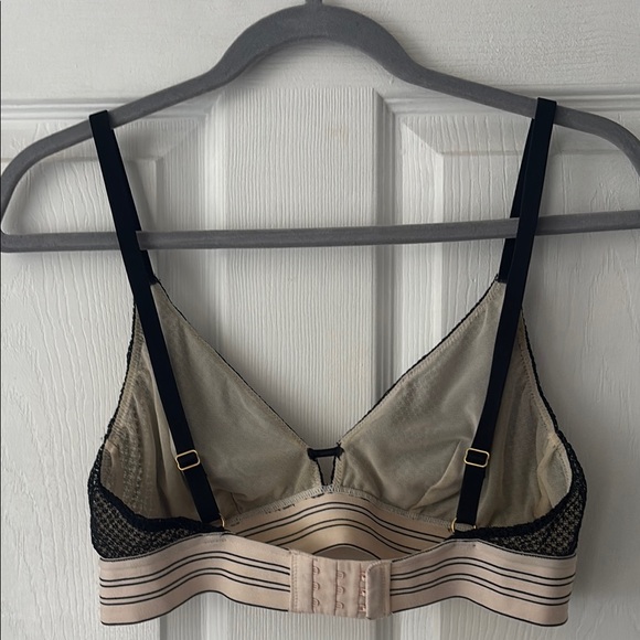 Lively Black and Beige Mesh Bralette L - Picture 4 of 4